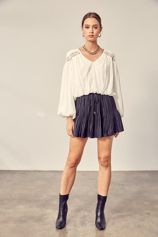 In Your Dreams Pleated Skort