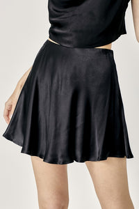 Luxury Mindset Satin Mini Skirt