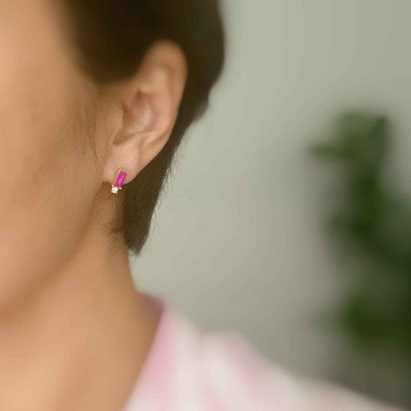 Living Lavishly Stone Studded Earrings