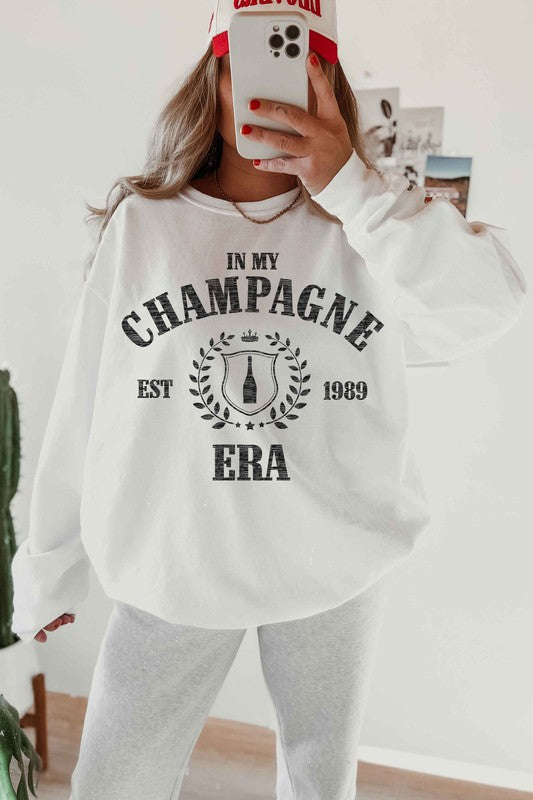In My Champagne Era Oversized Sweatshirt