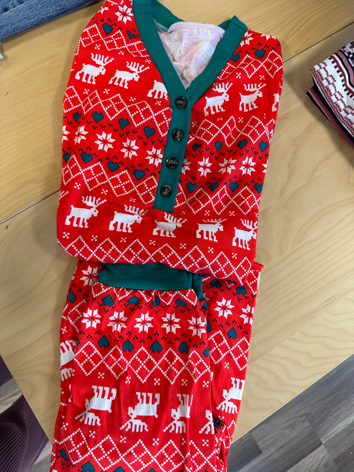 Reindeer Pajama Set