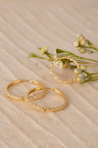 Twine Ring and Earring Jewelry Set