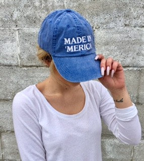 Made in Merica Vintage Washed Baseball Hat