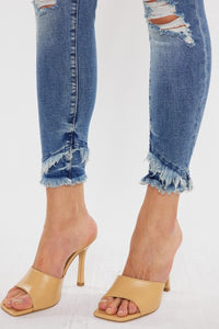 The Chloe Mid Rise Ankle Skinny Jeans