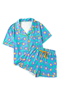 Floral Button Down Pajama Set
