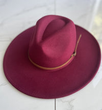 The Madison Wide Brimmed Fedora Hat