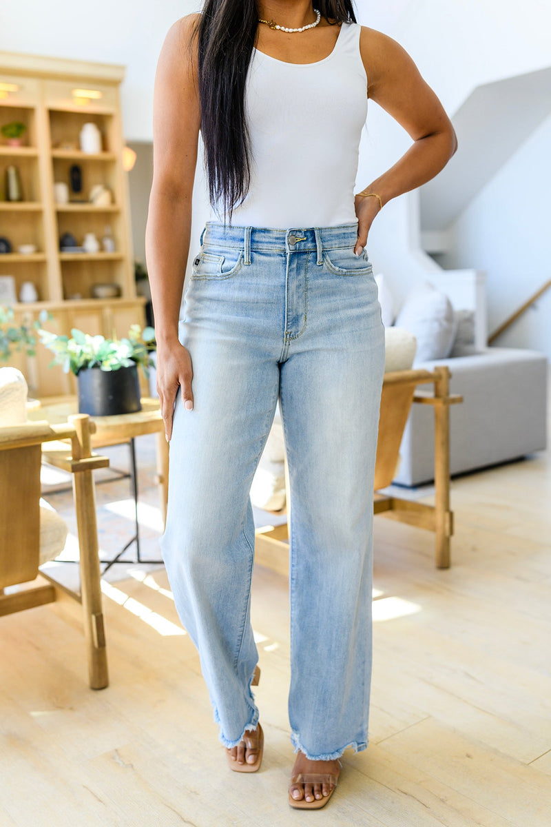 Tate High Rise Straight Judy Blue Jeans
