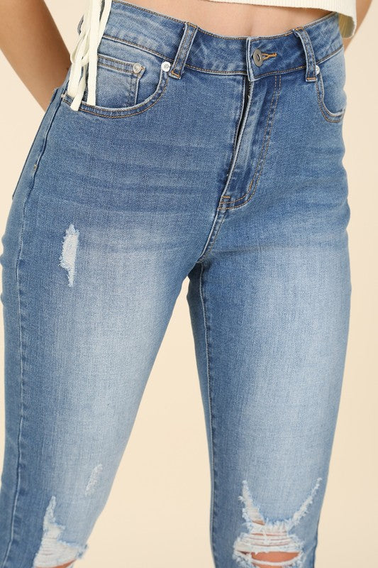 Distressed Obsessed Skinny Jeans