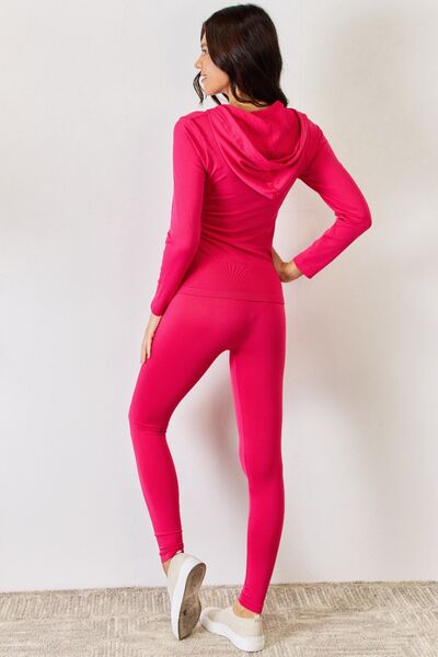 Fit Girl Leggings Set in Hot Pink